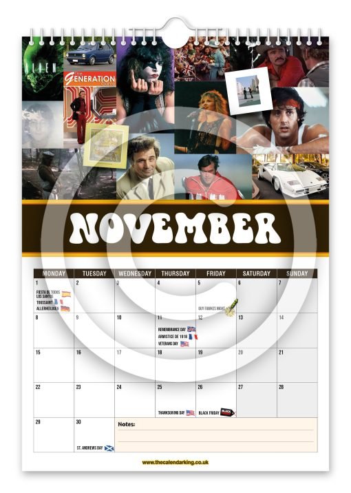 Back to the 70's Novelty Calendar - Image 12