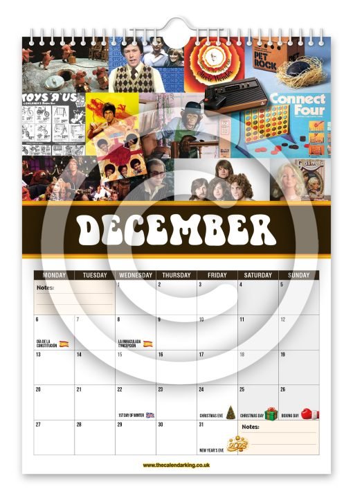 Back to the 70's Novelty Calendar - Image 13