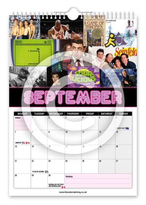 Back to the 90's Novelty Calendar - Image 10