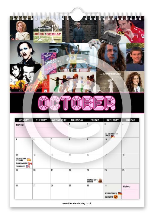Back to the 90's Novelty Calendar - Image 11