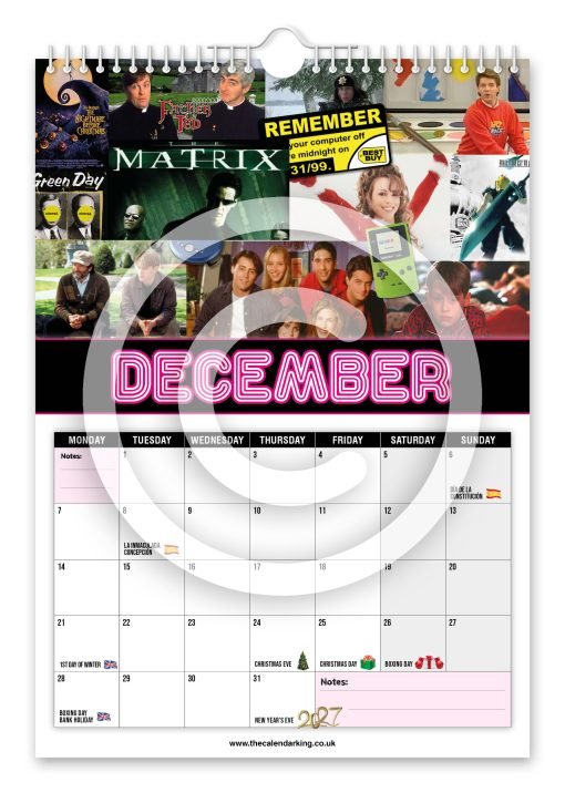 Back to the 90's Novelty Calendar - Image 13