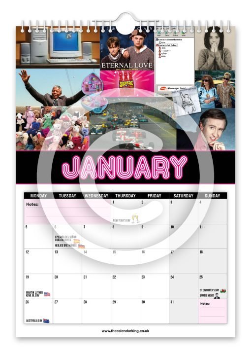 Back to the 90's Novelty Calendar - Image 2