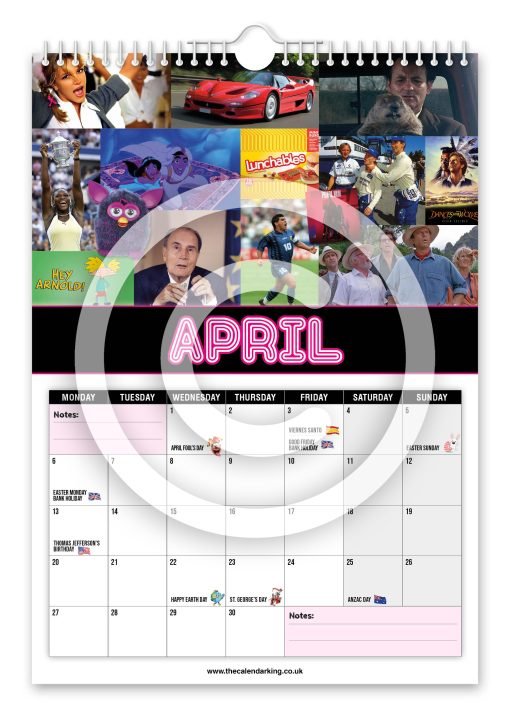 Back to the 90's Novelty Calendar - Image 5