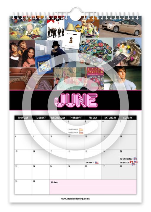 Back to the 90's Novelty Calendar - Image 7