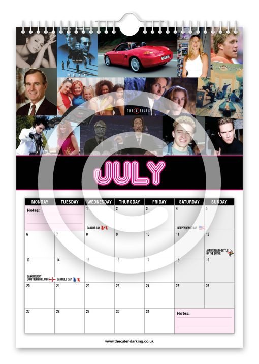 Back to the 90's Novelty Calendar - Image 8