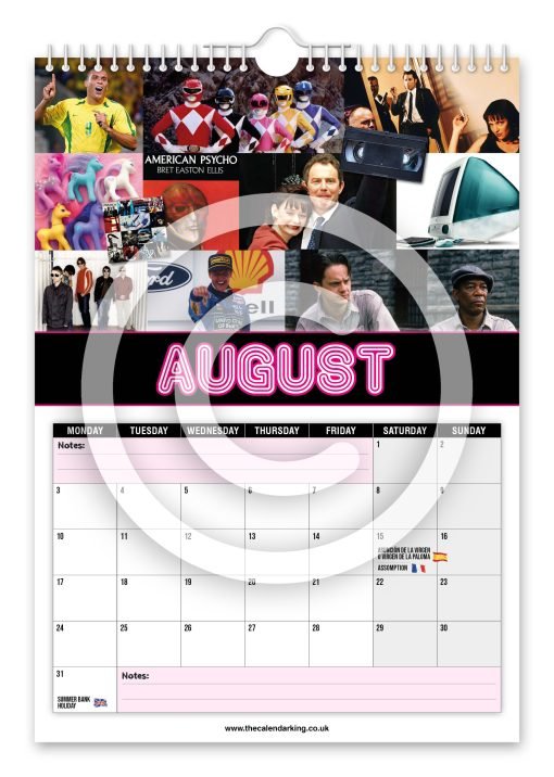 Back to the 90's Novelty Calendar - Image 9