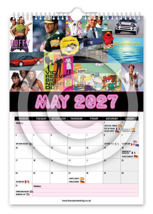 Back to the 90's Novelty Calendar - Image 6