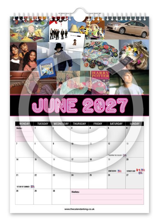 Back to the 90's Novelty Calendar - Image 7