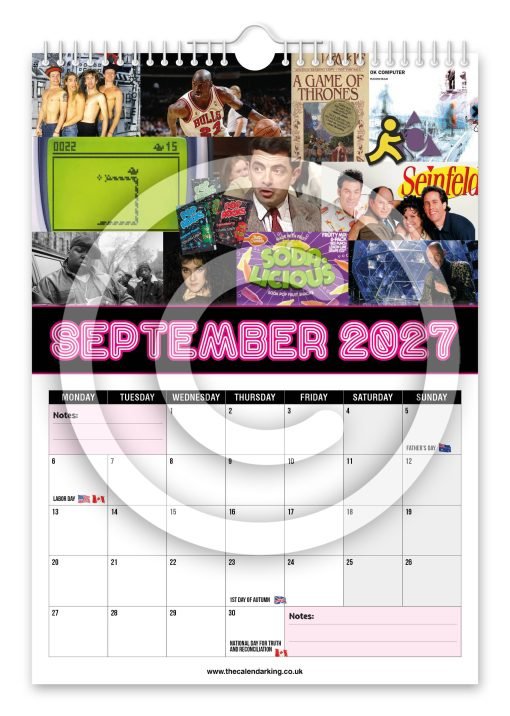 Back to the 90's Novelty Calendar - Image 10