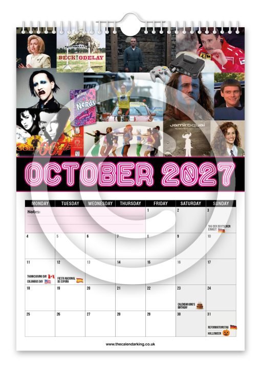 Back to the 90's Novelty Calendar - Image 11