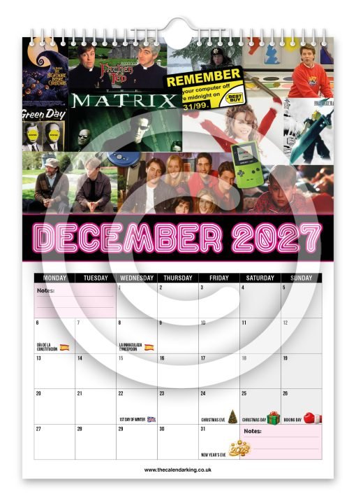 Back to the 90's Novelty Calendar - Image 13