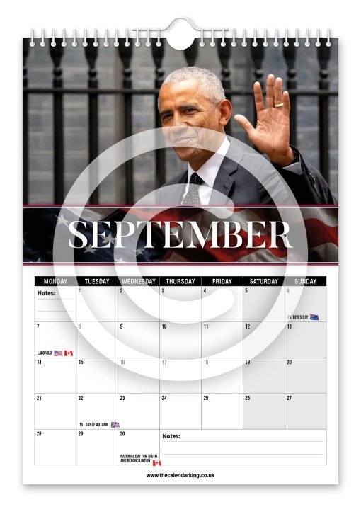 Barack Obama Novelty Calendar - Image 10
