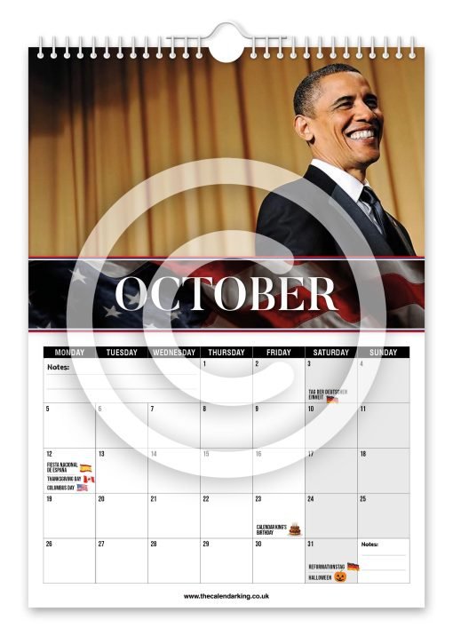 Barack Obama Novelty Calendar - Image 11