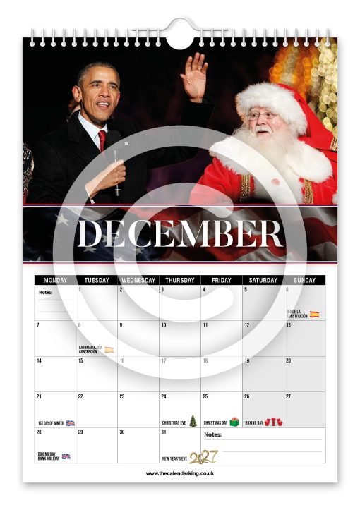 Barack Obama Novelty Calendar - Image 13