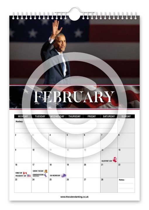 Barack Obama Novelty Calendar - Image 3