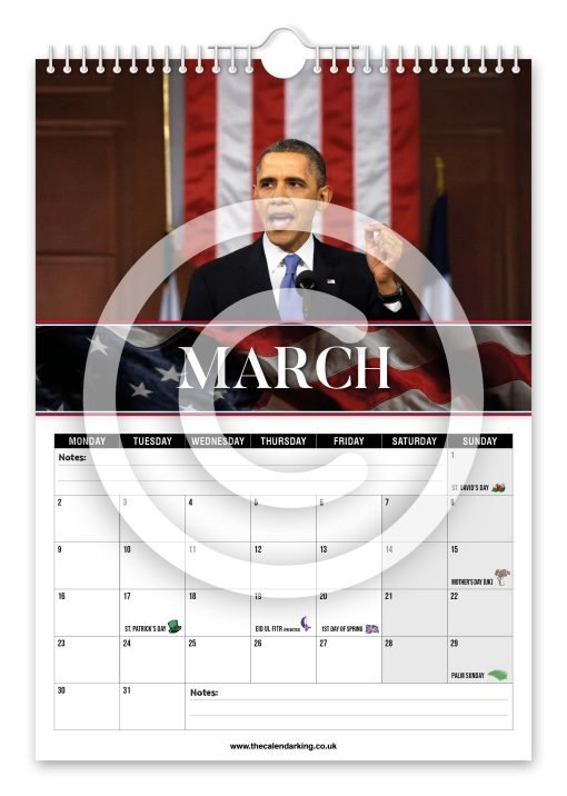 Barack Obama Novelty Calendar - Image 4