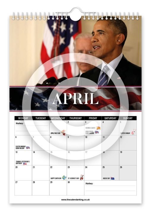 Barack Obama Novelty Calendar - Image 5