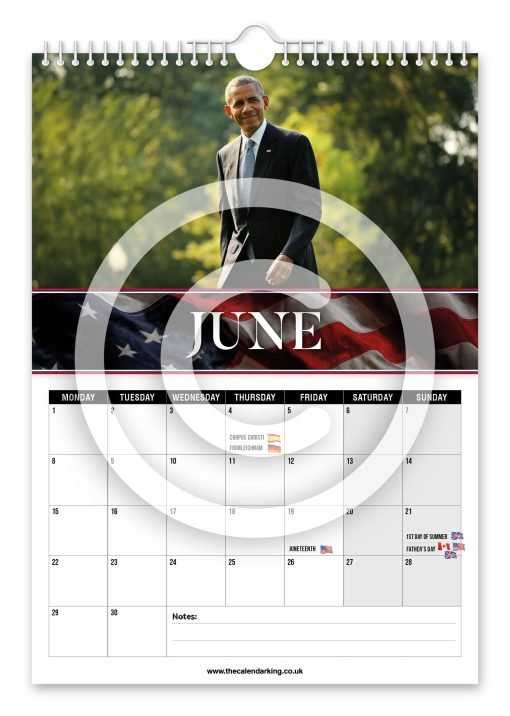 Barack Obama Novelty Calendar - Image 7
