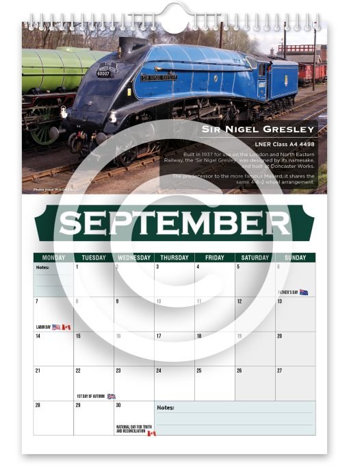 Britain's Greatest Locomotives Novelty Calendar - Image 10