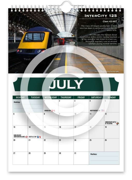 Britain's Greatest Locomotives Novelty Calendar - Image 8