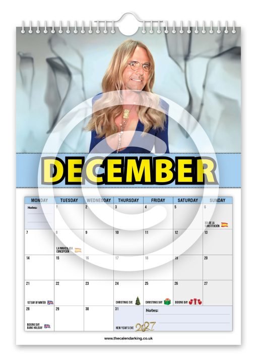 Cowell Vorderman Novelty Calendar - Image 13