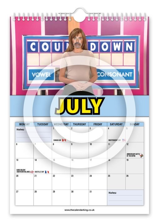 Cowell Vorderman Novelty Calendar - Image 8