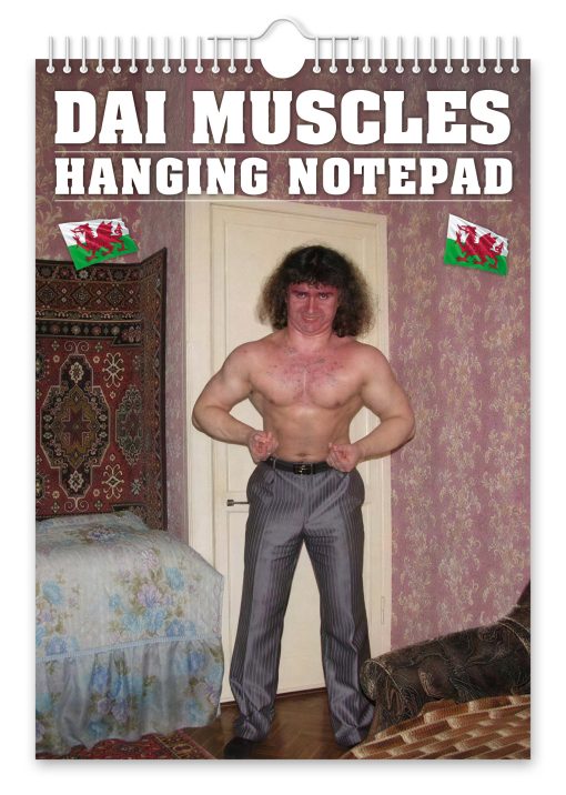 Dai Muscles - A4 Hanging Notepad
