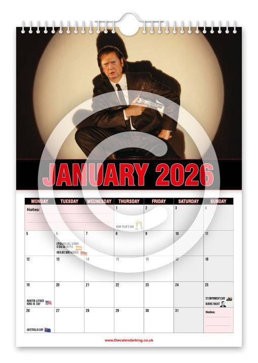 Don Trovolta Novelty Calendar - Image 2