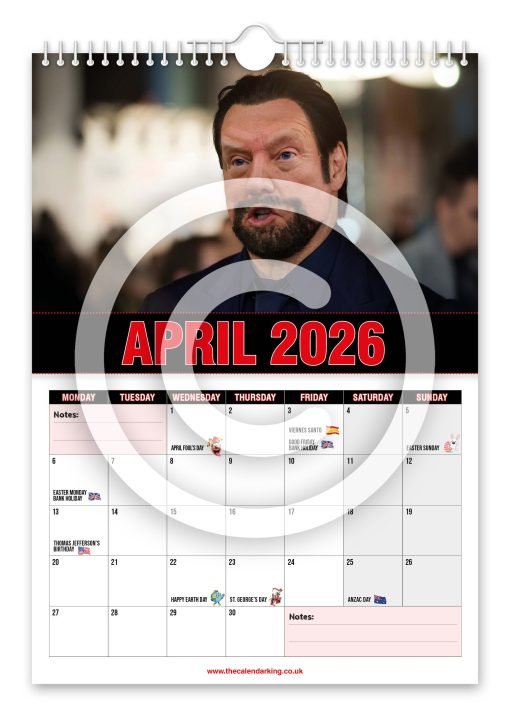 Don Trovolta Novelty Calendar - Image 5