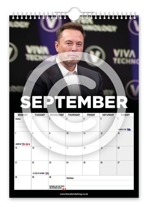 Elon Musk Novelty Calendar - Image 10
