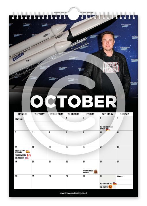 Elon Musk Novelty Calendar - Image 11