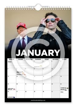 Alternative view of Elon Musk Novelty Calendar