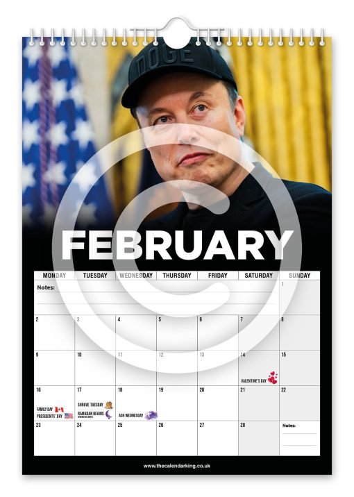 Elon Musk Novelty Calendar - Image 3