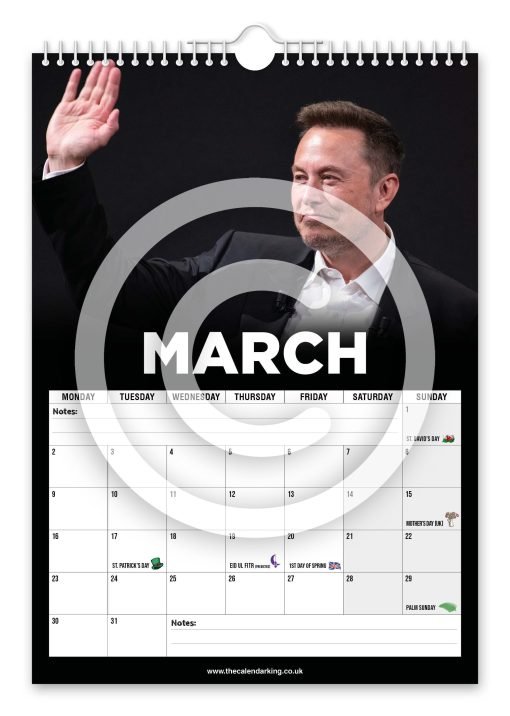 Elon Musk Novelty Calendar - Image 4