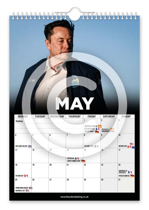 Elon Musk Novelty Calendar - Image 6