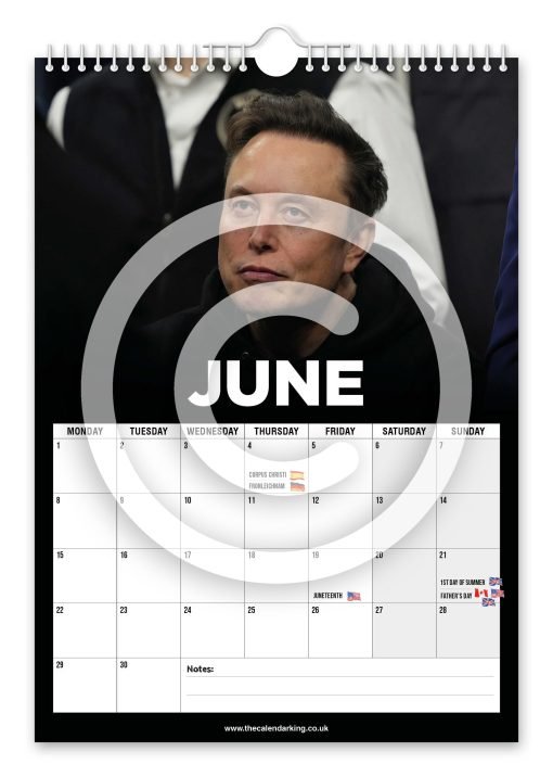 Elon Musk Novelty Calendar - Image 7