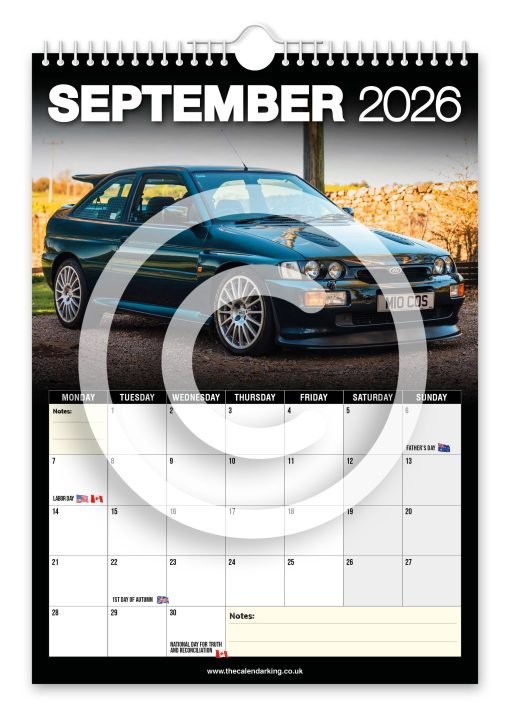 Escort Cosworth Novelty Calendar - Image 10
