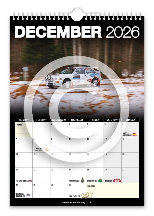 Escort Cosworth Novelty Calendar - Image 13