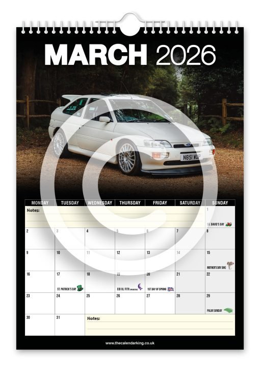 Escort Cosworth Novelty Calendar - Image 4