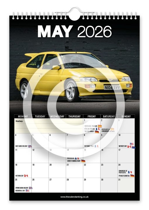 Escort Cosworth Novelty Calendar - Image 6