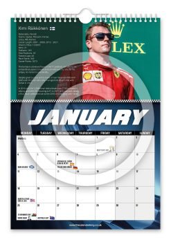 Alternative view of Formula One Greats - Novelty Calendar