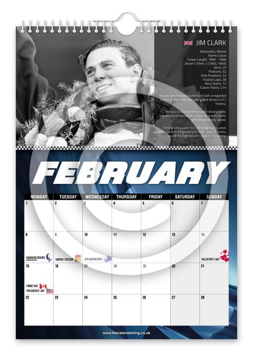 Formula One Greats - Novelty Calendar - Image 3