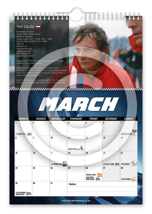 Formula One Greats - Novelty Calendar - Image 4