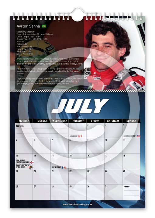 Formula One Greats - Novelty Calendar - Image 8