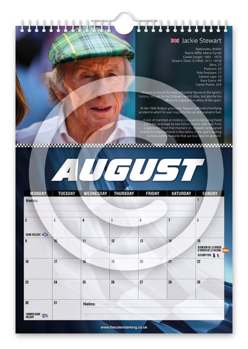 Formula One Greats - Novelty Calendar - Image 9
