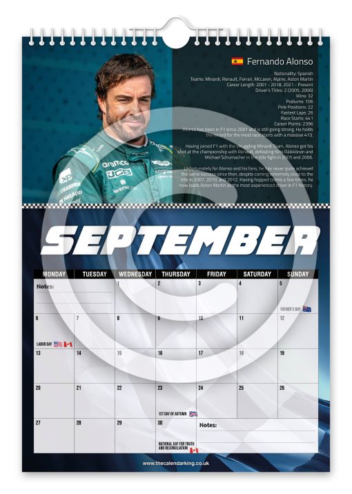 Formula One Greats - Novelty Calendar - Image 10