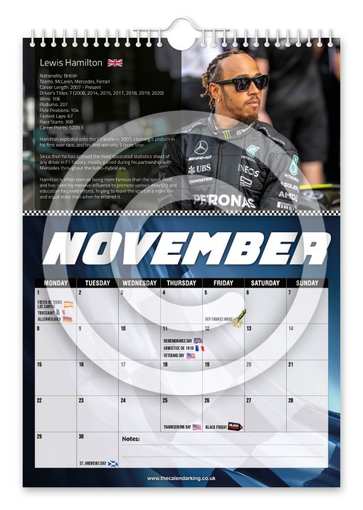 Formula One Greats - Novelty Calendar - Image 12