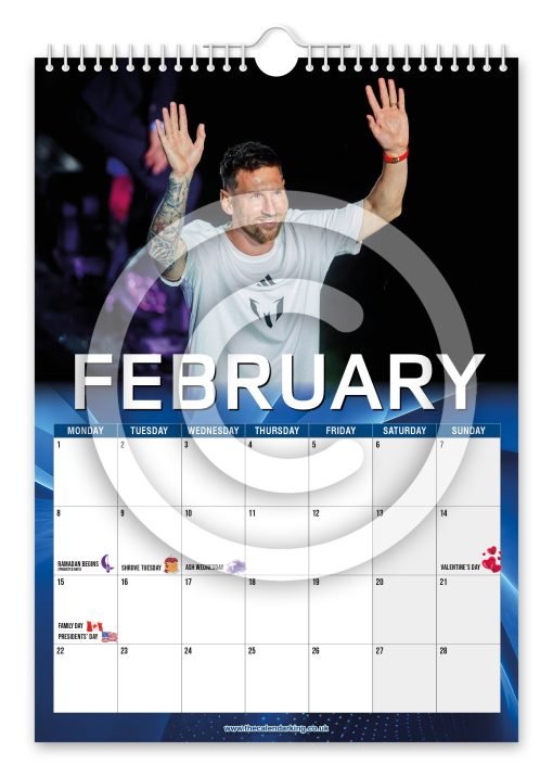 Lionel Messi Novelty Calendar - Image 3