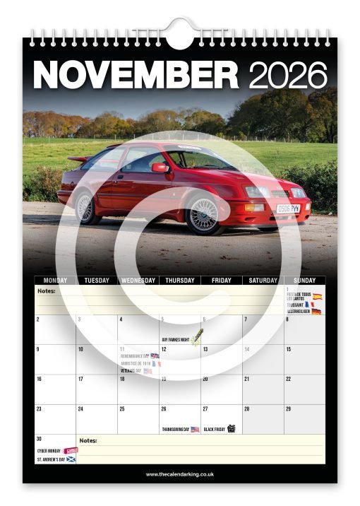 Sierra Cosworth Novelty Calendar - Image 12