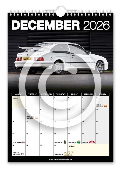 Sierra Cosworth Novelty Calendar - Image 13